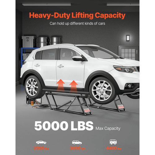 Adjustable Portable Car Lift with Remote Control 2268kg