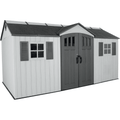 Lifetime Outdoor Storage Shed Dual Entry Gray 4.57m x 2.44m