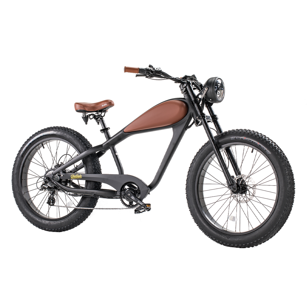 Revi Bikes Cheetah Fat Tire Electric Cruiser Bike 48V 750W