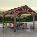 Backyard Discovery Arlington 3.7m x 3.7m Wood Gazebo