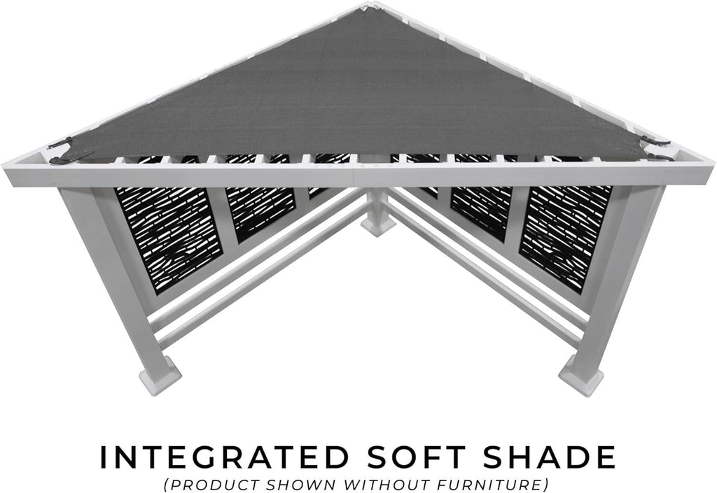 Backyard Discovery Ridgedale Steel Cabana Pergola 2.4m x 2.4m